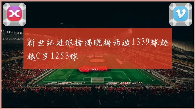 新世纪进球榜揭晓梅西造1339球超越C罗1253球